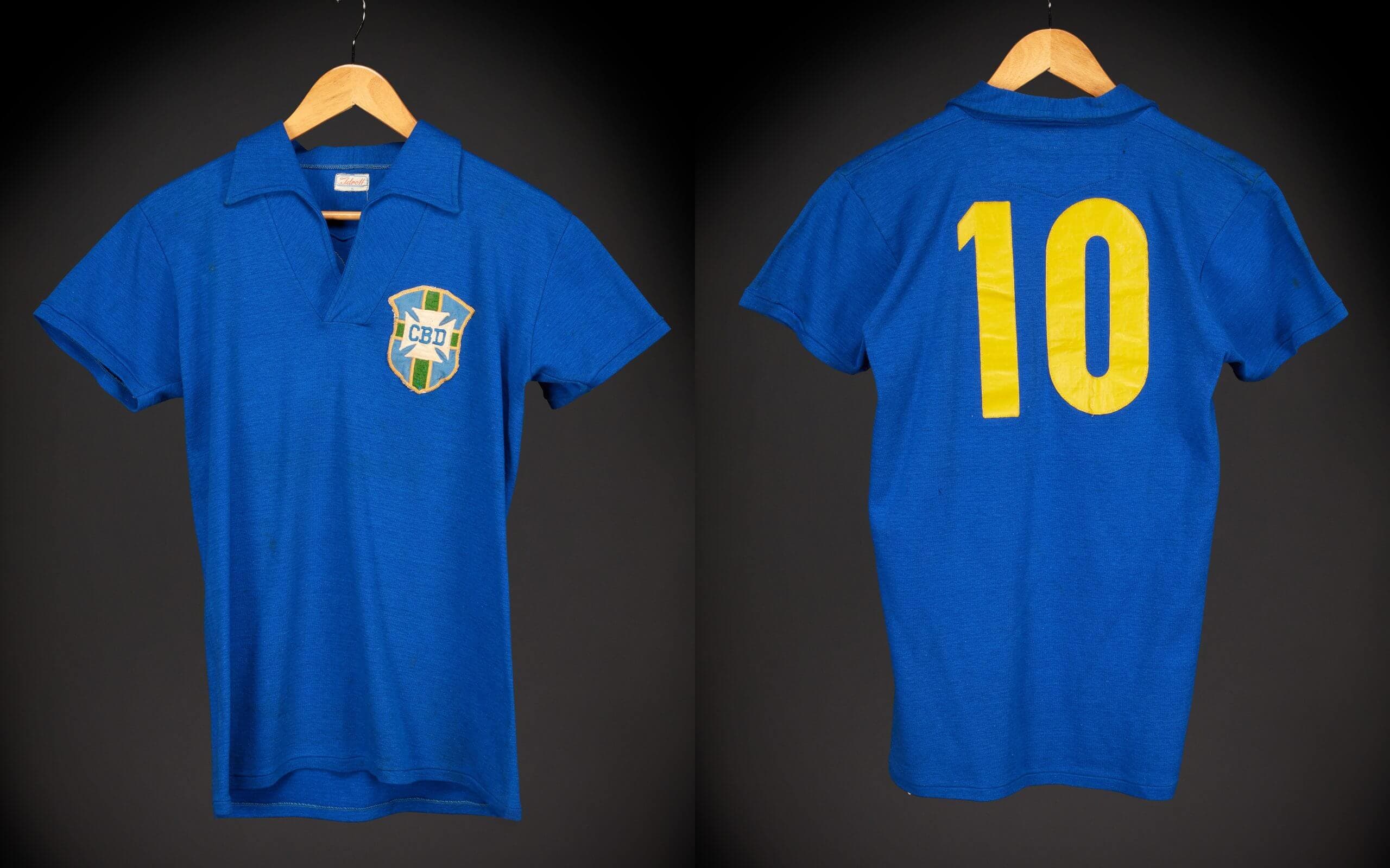Pelé's Brazil jersey worn during 1958 World Cup final sells at auction for $4.9 million
