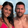 Lionel Messi's stunning wife sports skimpy bikini and top with his face on at World Cup