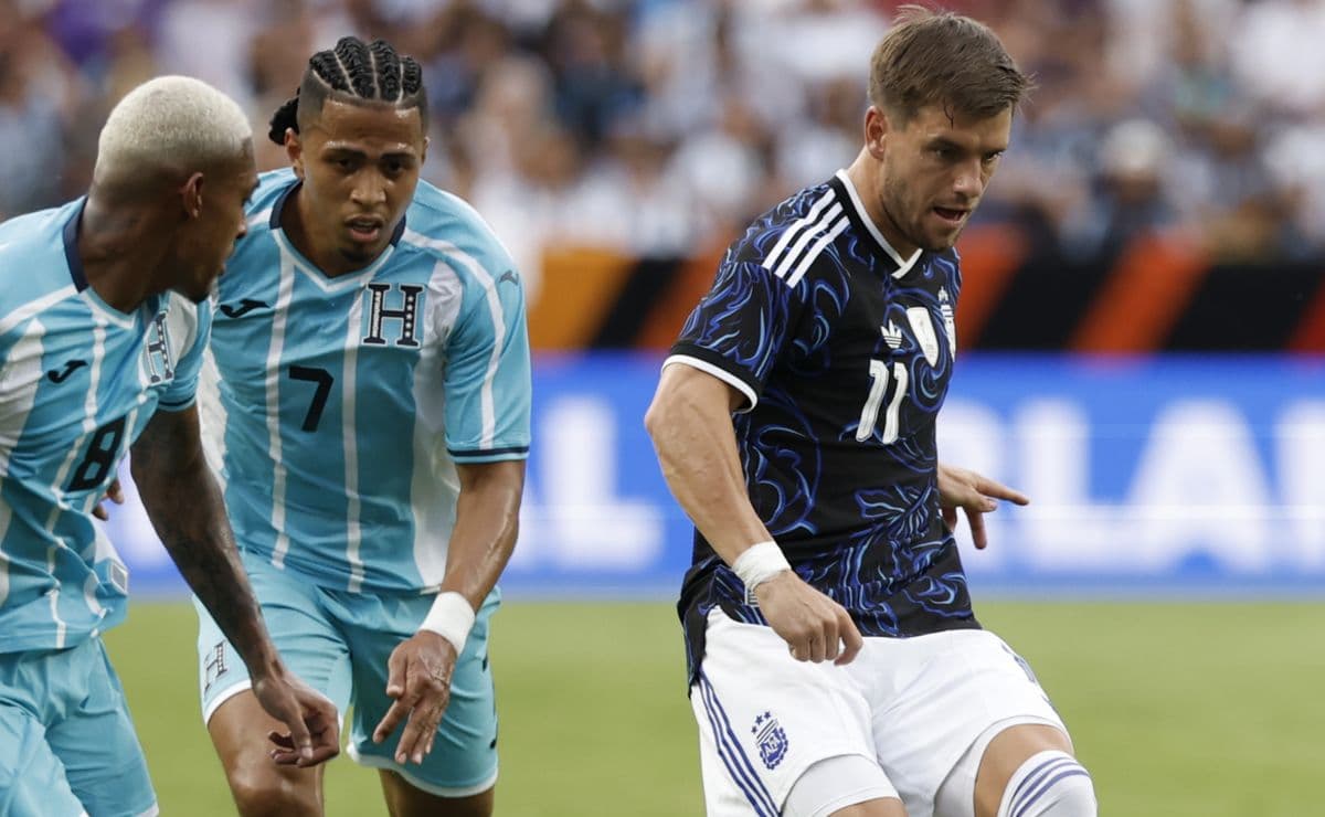 Argentina secure a 2-0 win vs Honduras at Kyle Field in pre-World Cup friendly