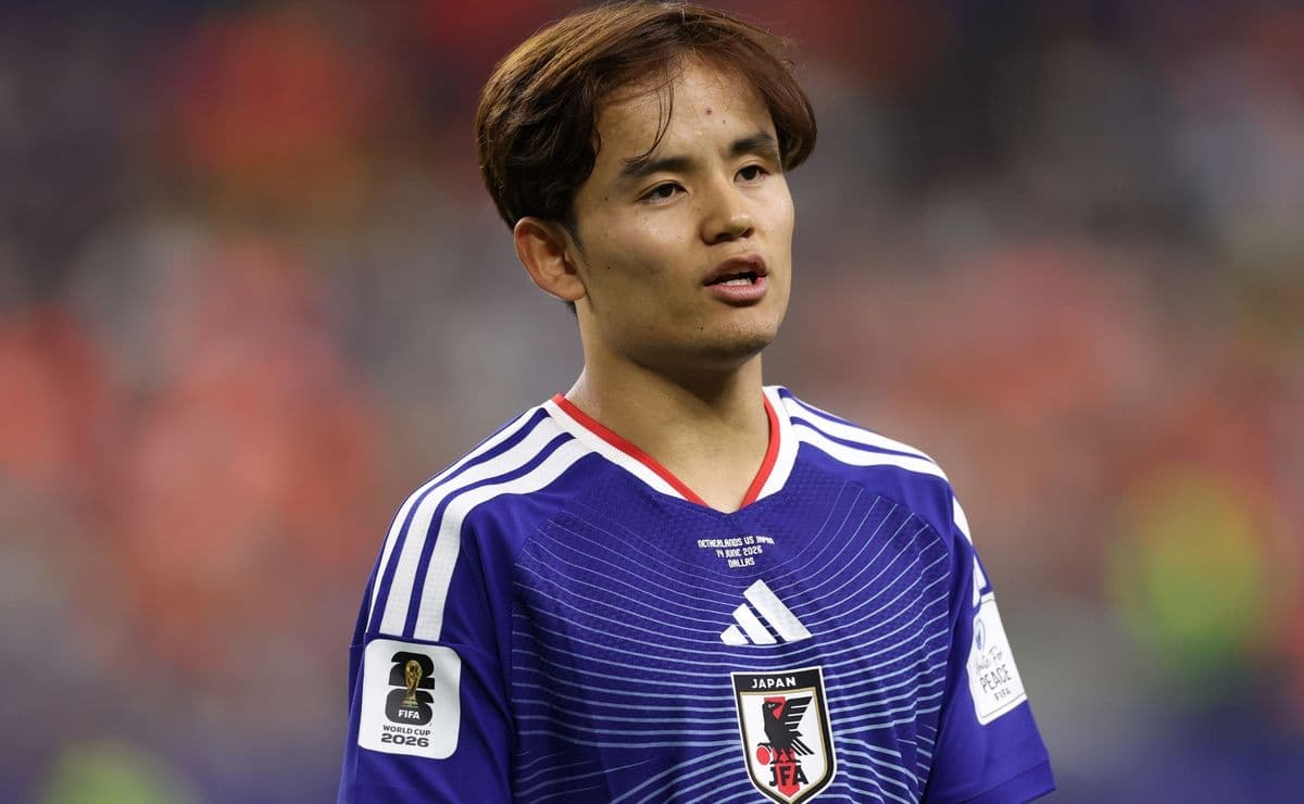 Why isn’t Takefusa Kubo playing for Japan against Tunisia at the 2026 World Cup?