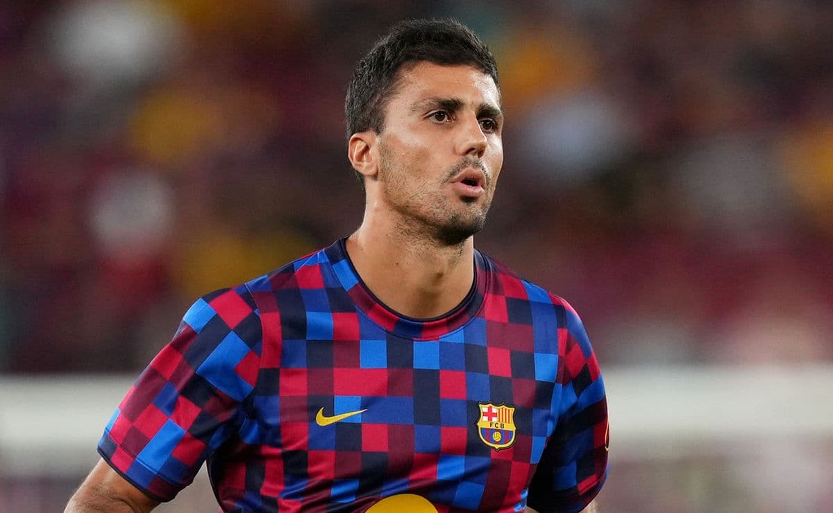 Why is Rodri not starting today for Barcelona vs Athletic Club in Matchday 2 of 2026-27 LaLiga season?