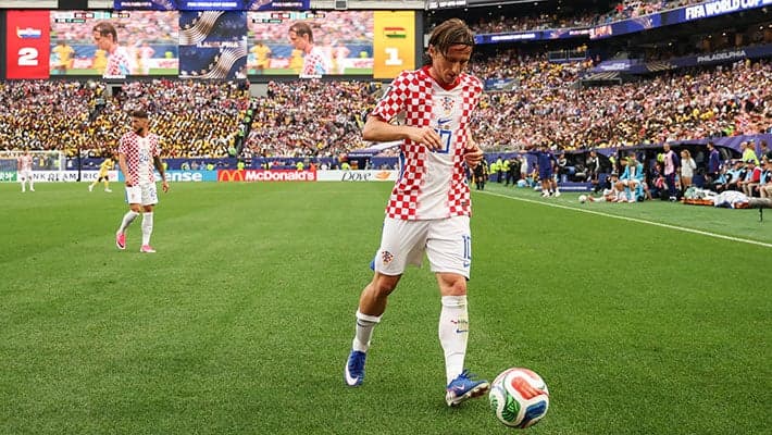 MODRIĆ DELIVERS FOR CROATIA