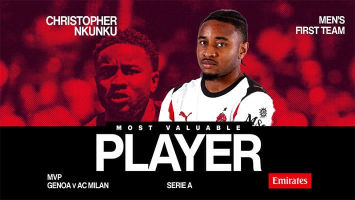 NKUNKU IS THE MVP FROM GENOA v AC MILAN
