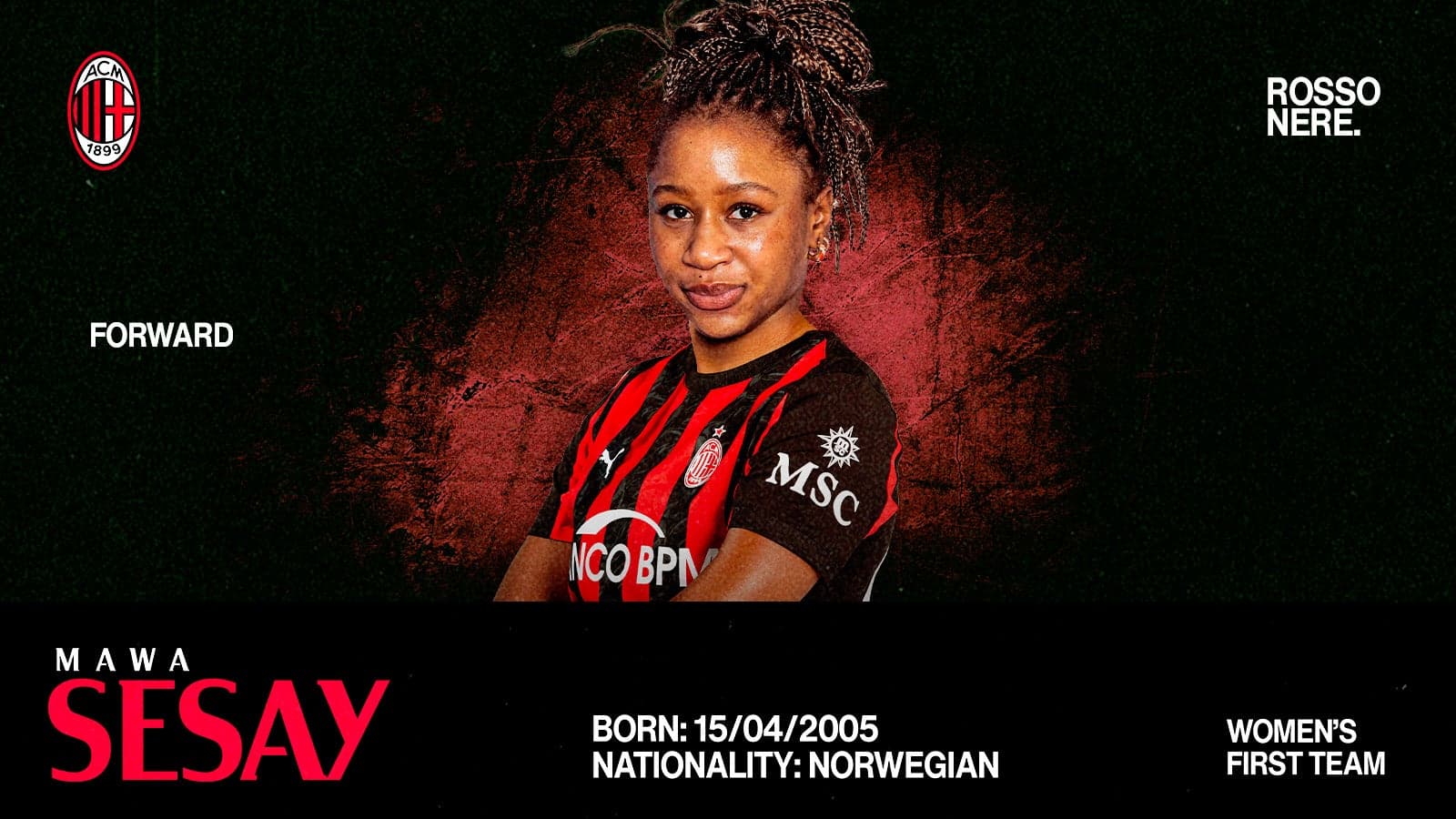 OFFICIAL STATEMENT: MAWA SESAY