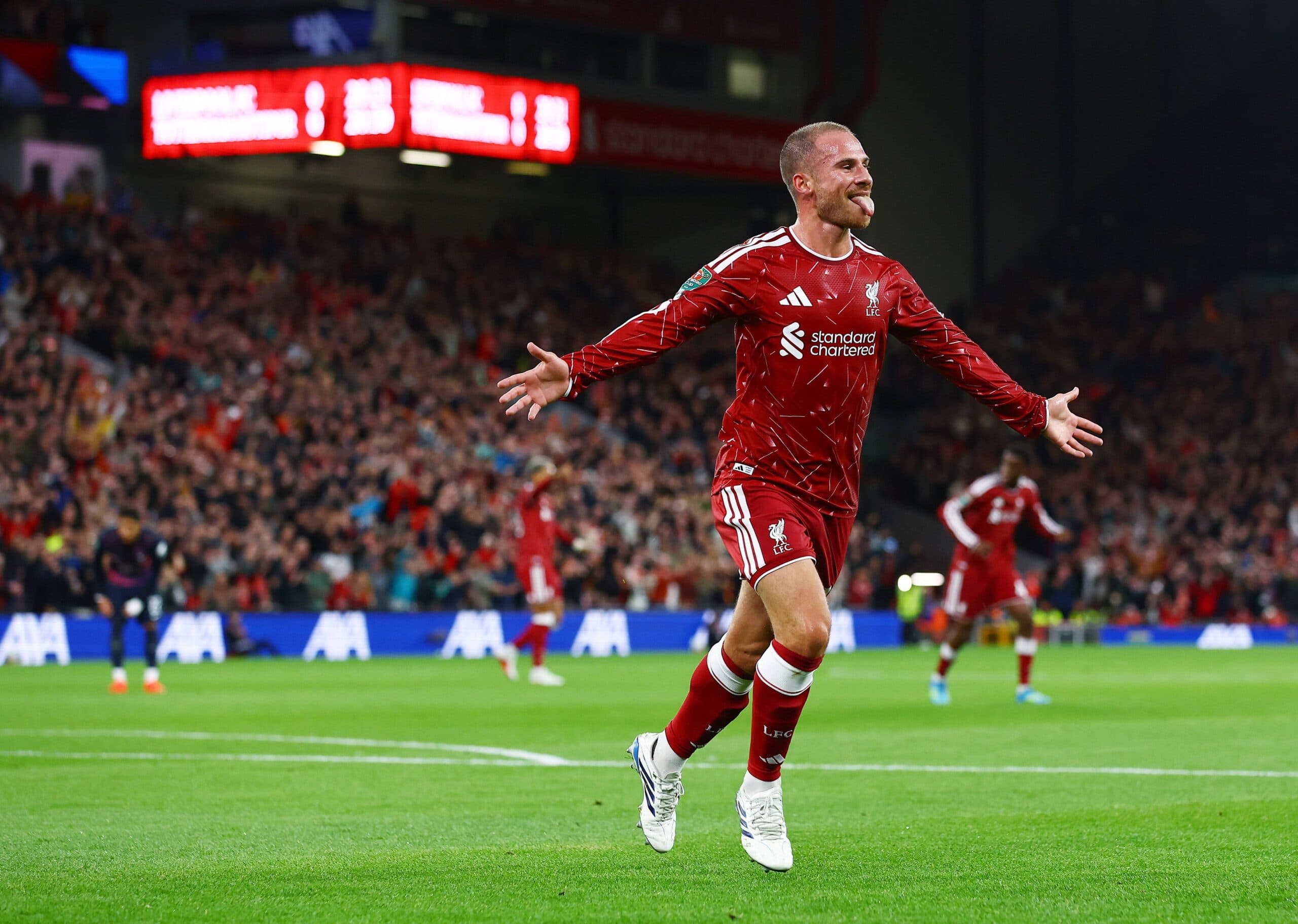 “I am feeling good” – Liverpool star reacts to performance against Spurs