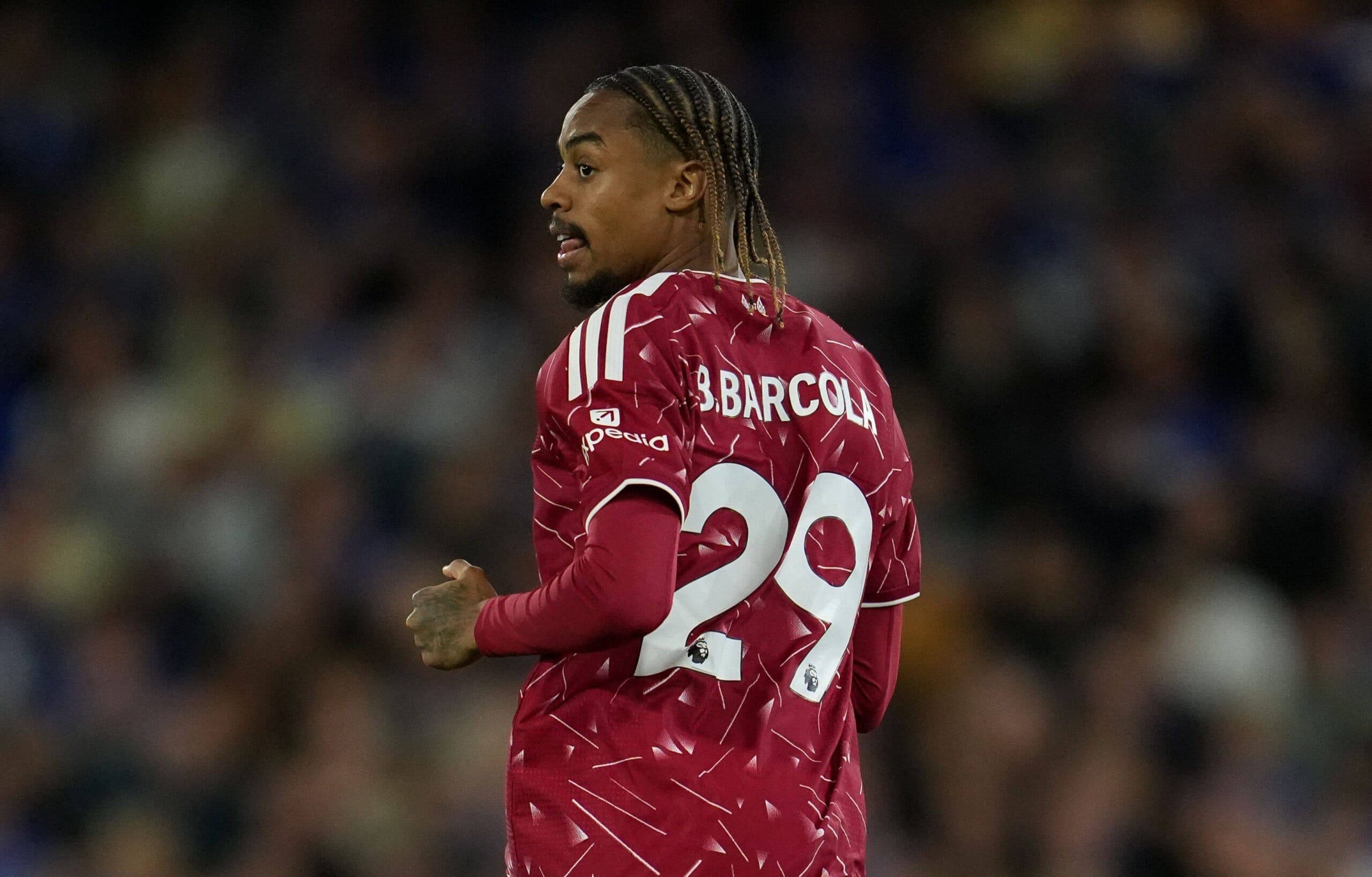 Andoni Iraola reacts to Bradley Barcola’s Liverpool debut
