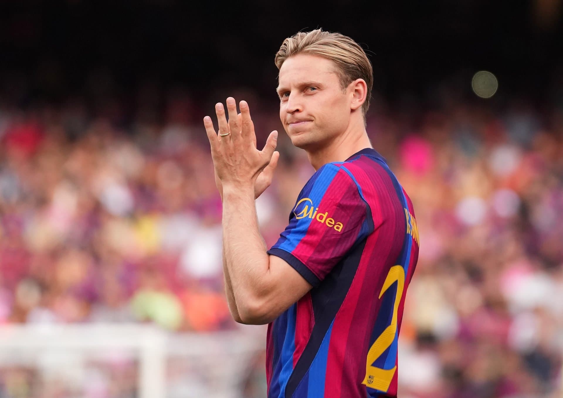 Barcelona midfielder making progress in his recovery, will rejoin group training next week