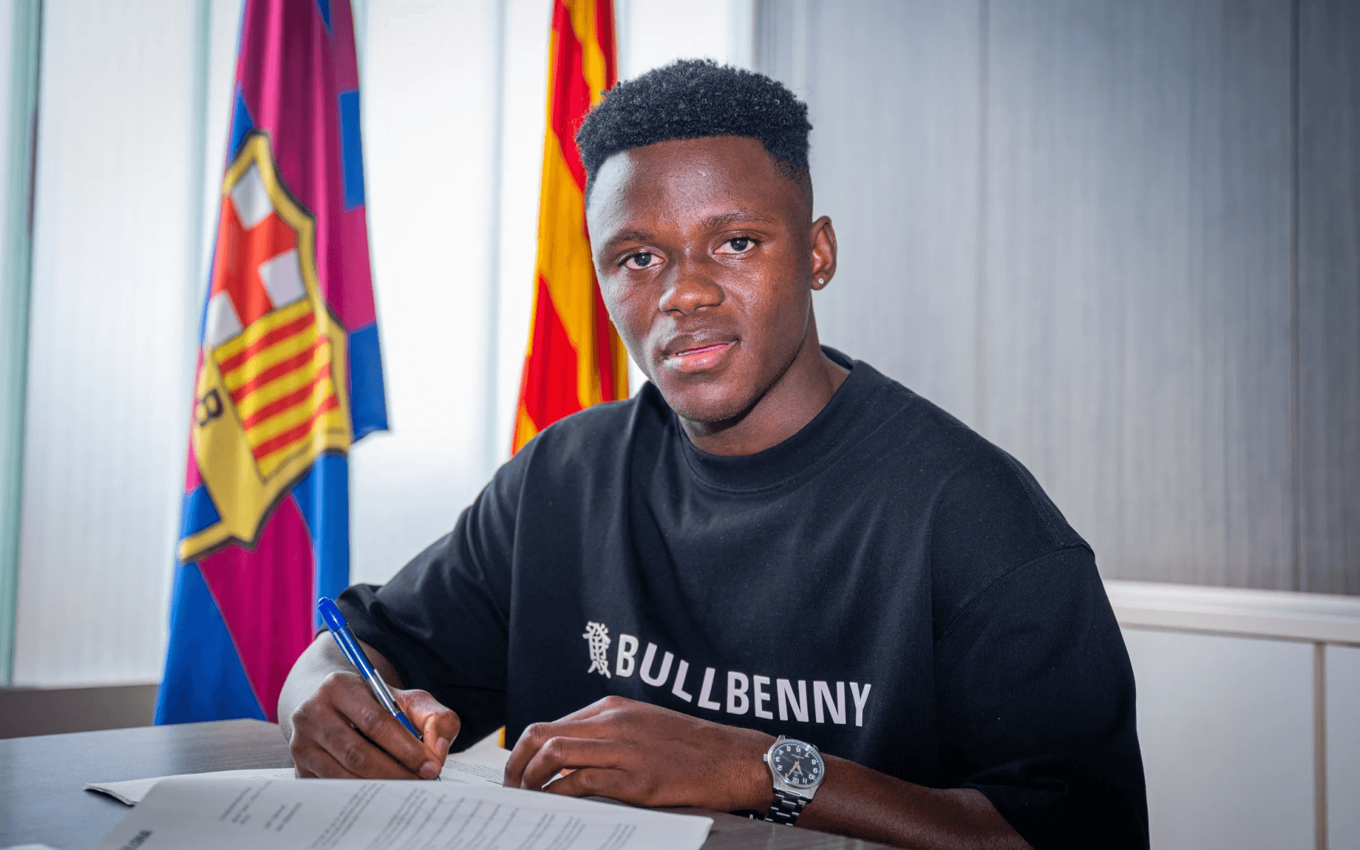 Confirmed: Barcelona sign 20-year-old Ghanaian winger permanently for reserve team