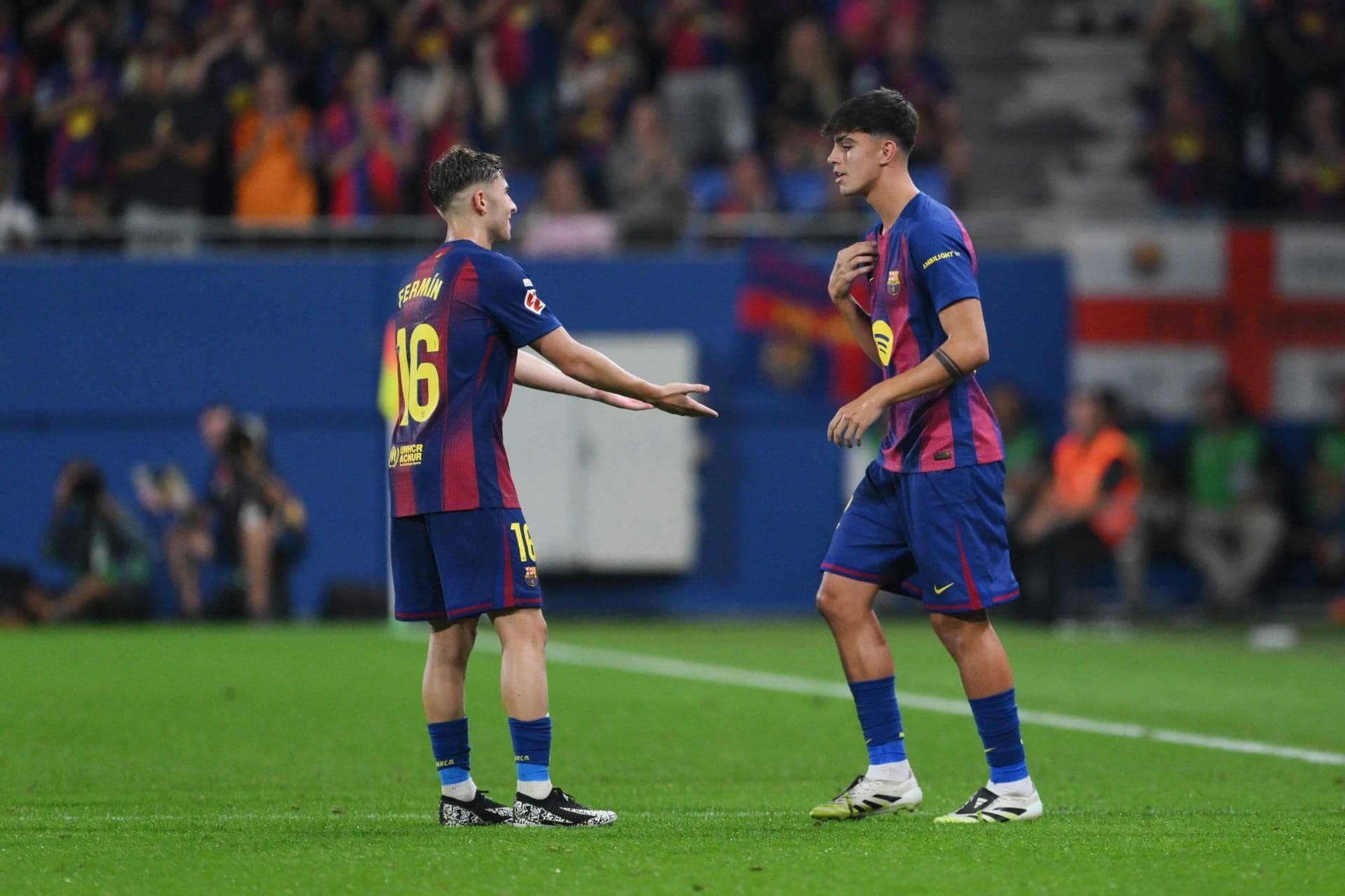 No alarm bells at Barcelona after young midfielder picks up knock during a friendly