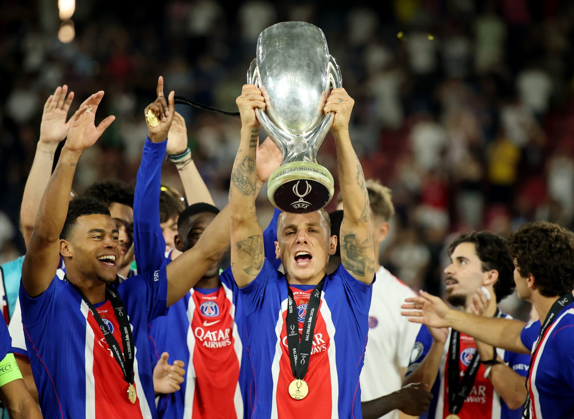 Lucas Digne rejects Barcelona comparison with Luis Enrique’s PSG: ‘If you look at it in terms of…’