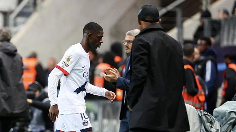 Dembele having treatment for calf strain, say PSG
