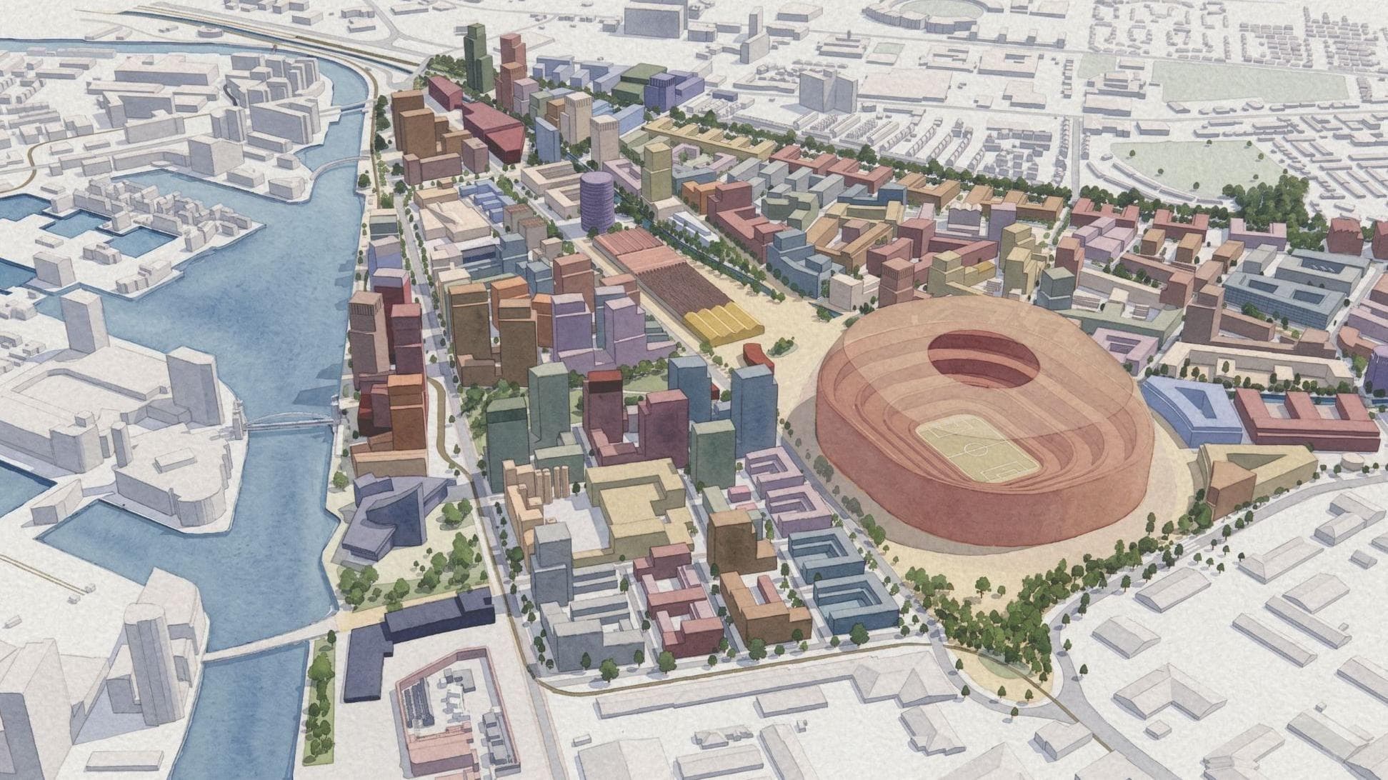 Man Utd new stadium plans on track