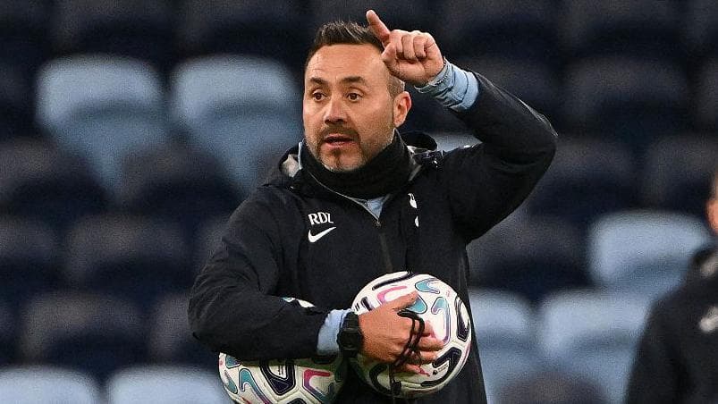 'Zero pressure' for high-spending Spurs - De Zerbi
