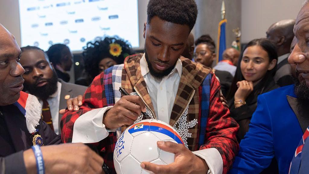 Haiti's record scorer on Scotland link & escaping Iran