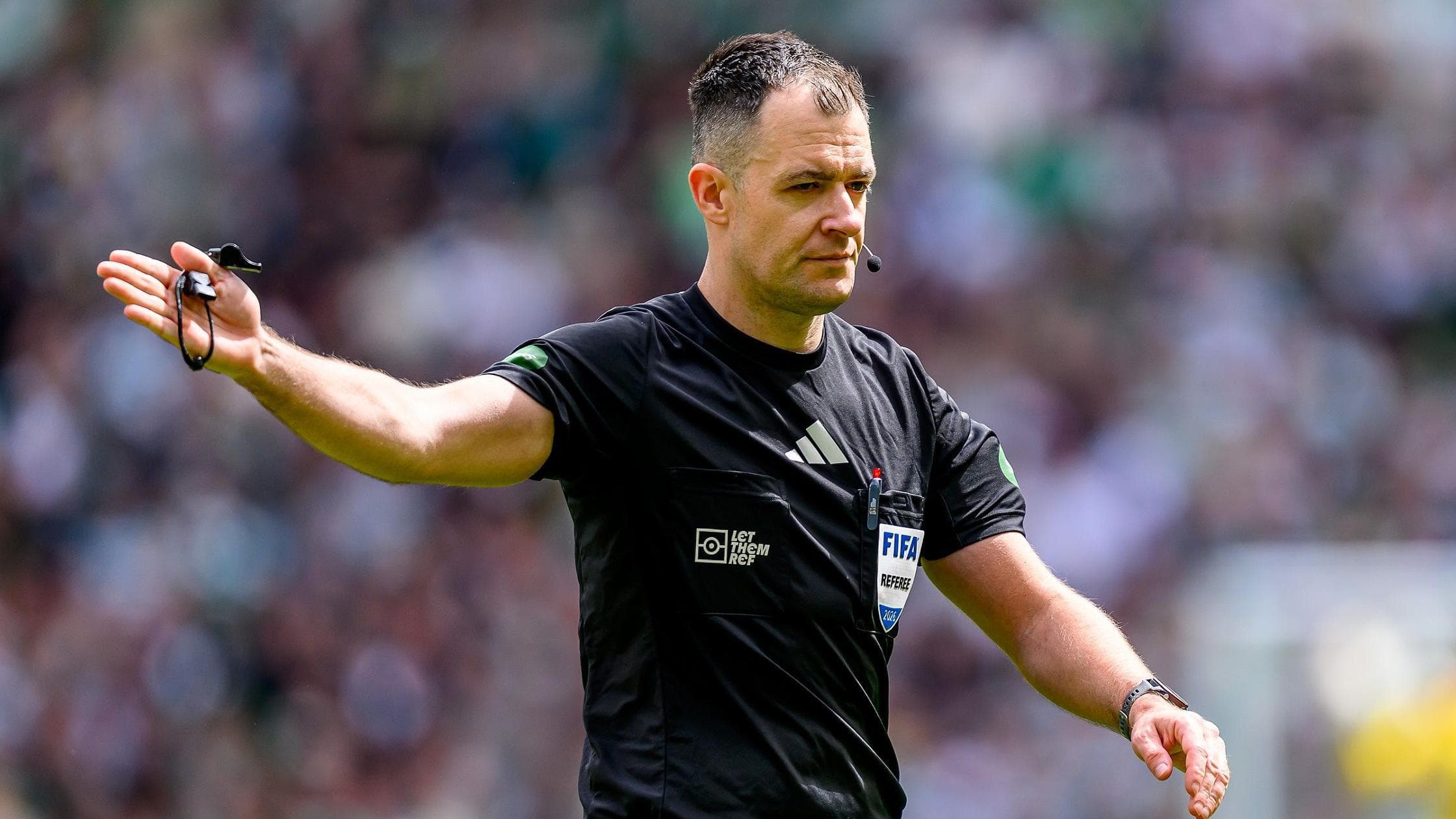 SFA 'fully supports' referee Robertson & releases Celtic Park audio