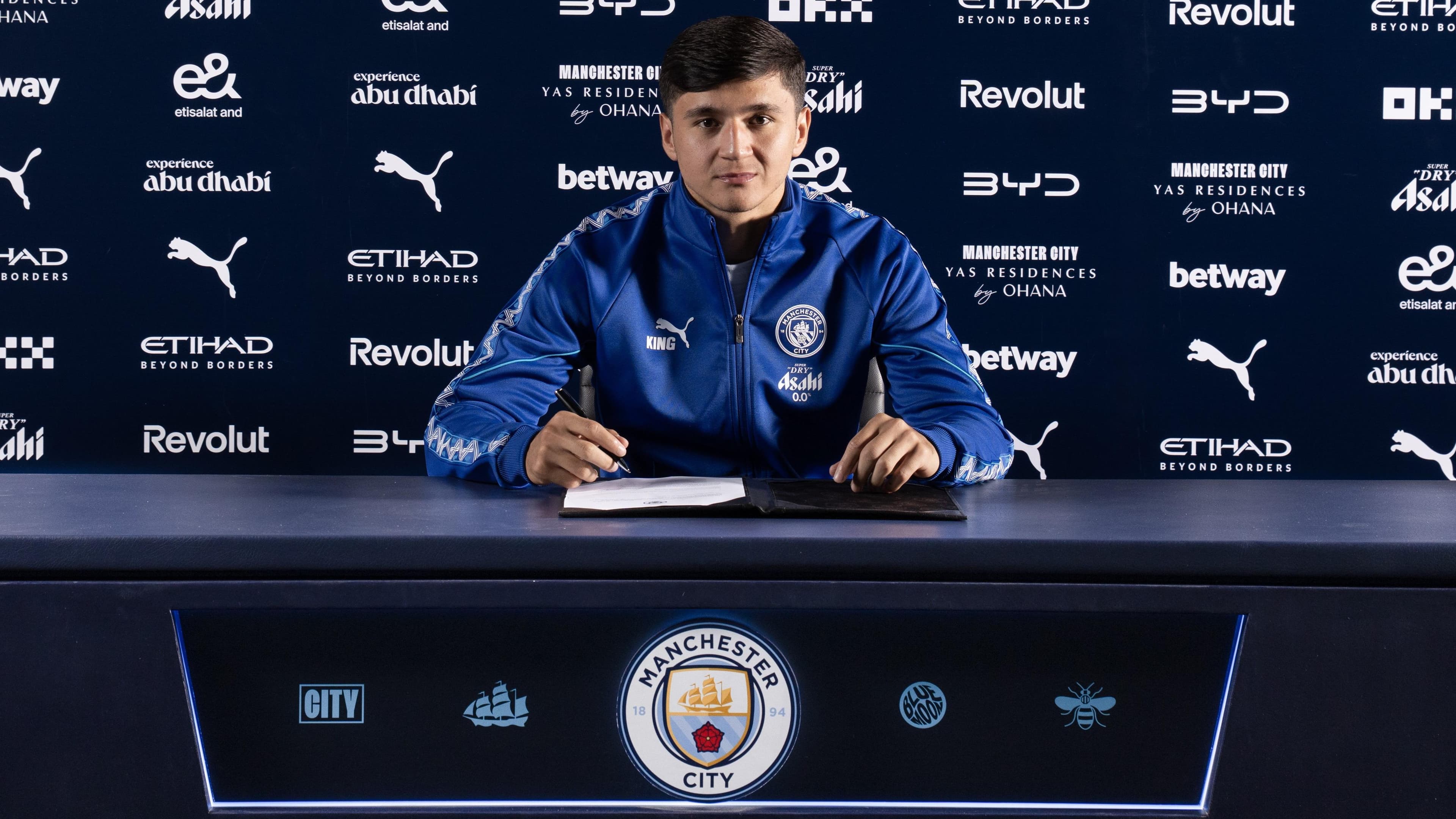 'I have a new challenge now' - Khusanov pens new Man City deal