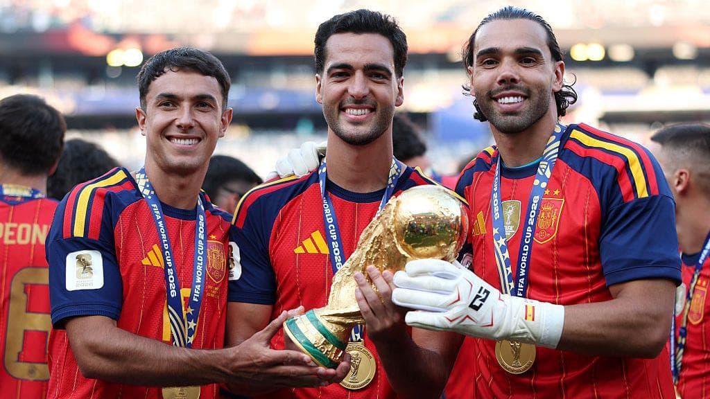 Arsenal's World Cup winning trio