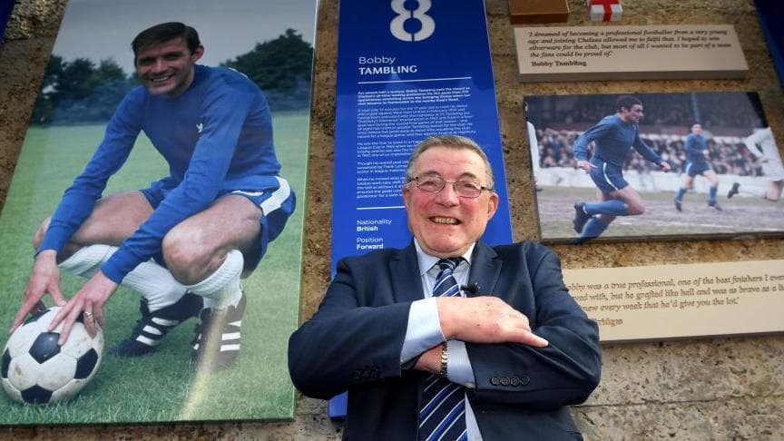 Chelsea legend Tambling dies aged 84
