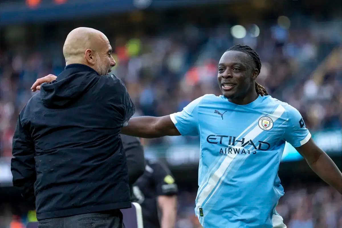 Jeremy Doku can compete Lamine Yamal and Vinicius Jr on the world stage, says Pep Guardiola