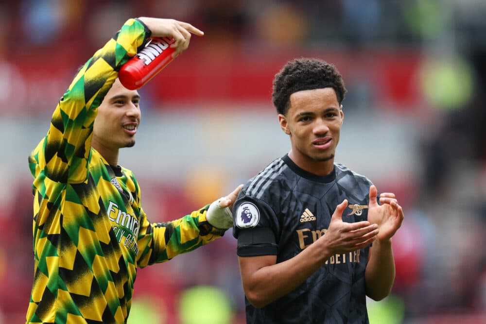 Where are Gabriel Martinelli and Ethan Nwaneri?