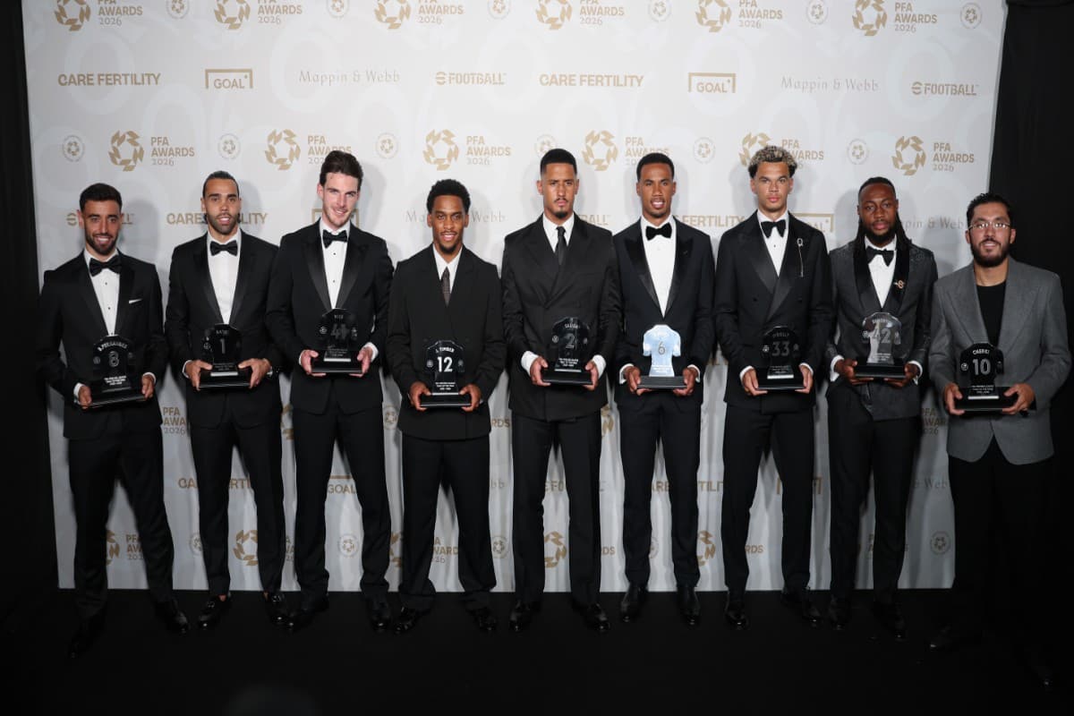 The strength of the Manchester City squad stood out at the PFA Awards