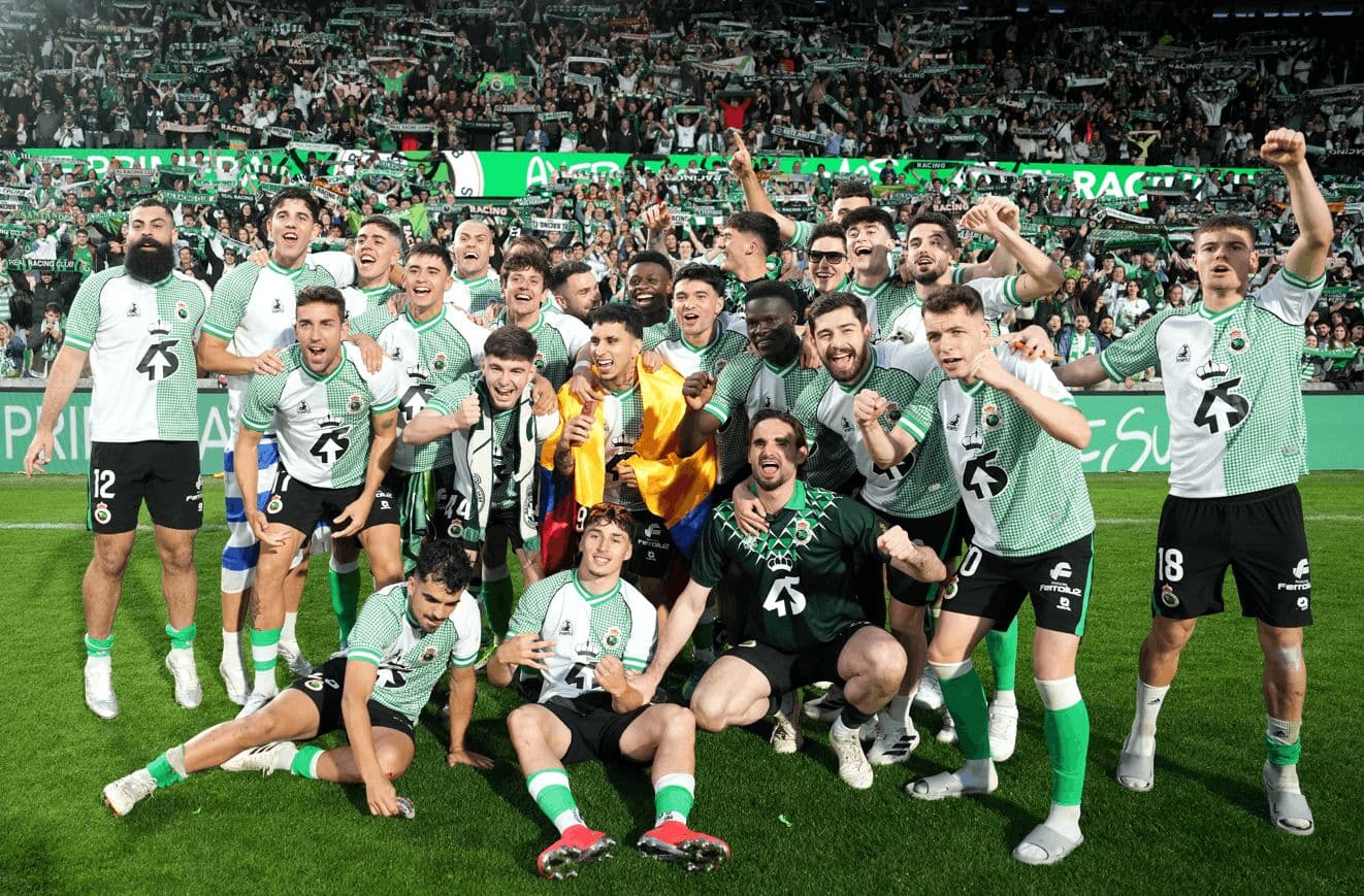 Racing Club Santander seal long-awaited La Liga promotion in style