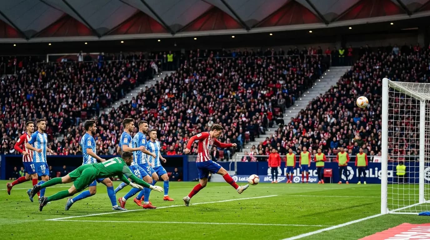 Atlético Madrid’s bench earns victory as Málaga hold firm