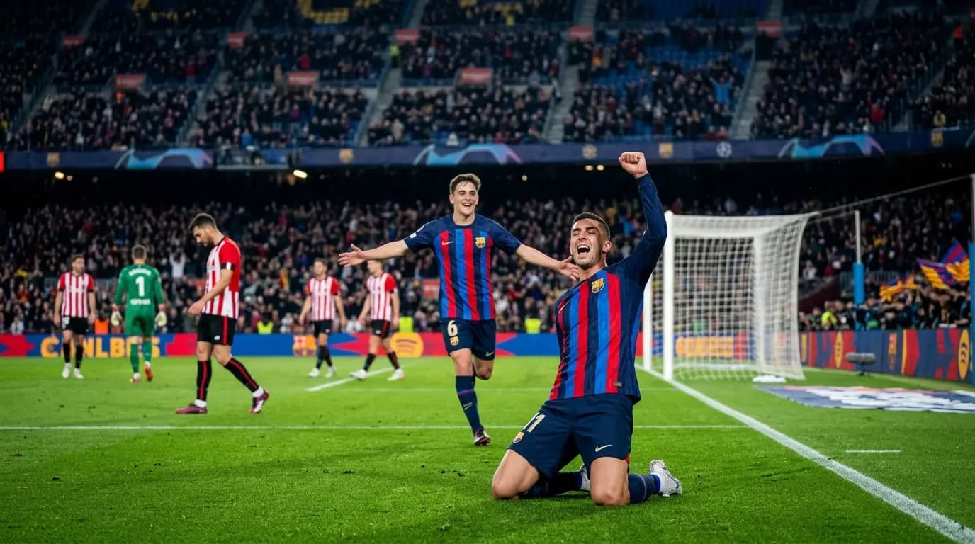 Raphinha and Fermín fire Barcelona past Athletic Club