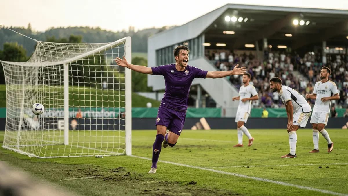 Kean Rescues Fiorentina to Deny Mourinho’s Madrid in Klagenfurt