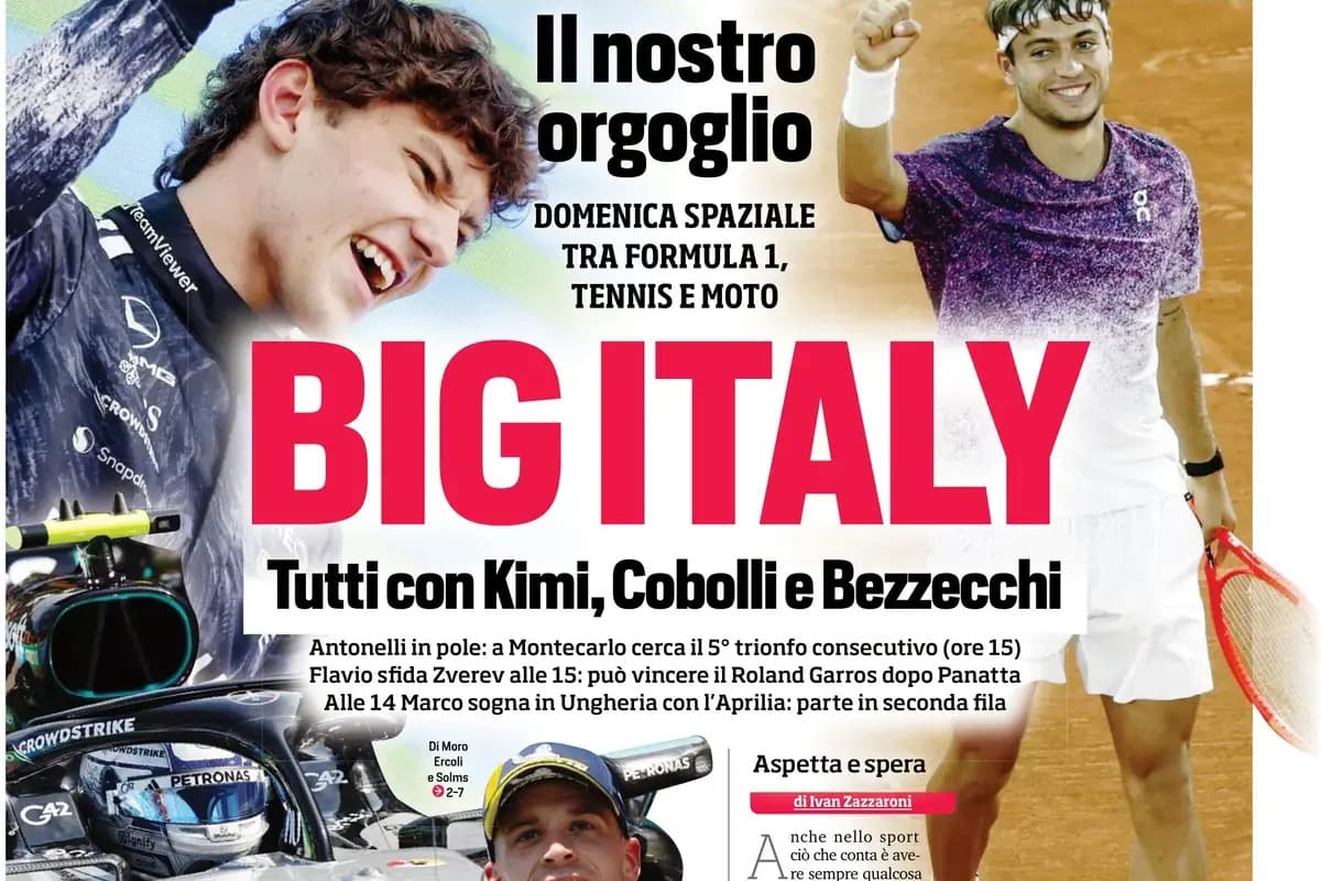 Today’s Papers: Big Italy, Baldini changes, Juventus on Sorloth