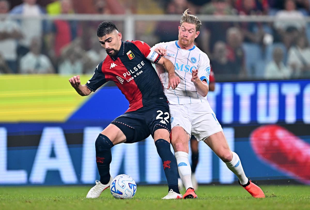 Genoa rage at referee after controversial De Bruyne goal: ‘All of Italy saw’