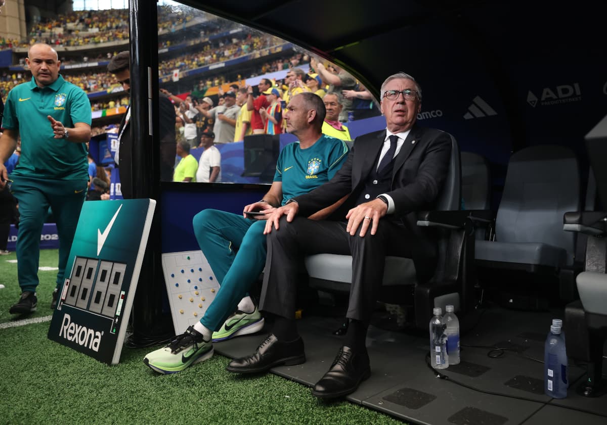 Video: Don Carlo Ancelotti keeps calm amid Brazil madness