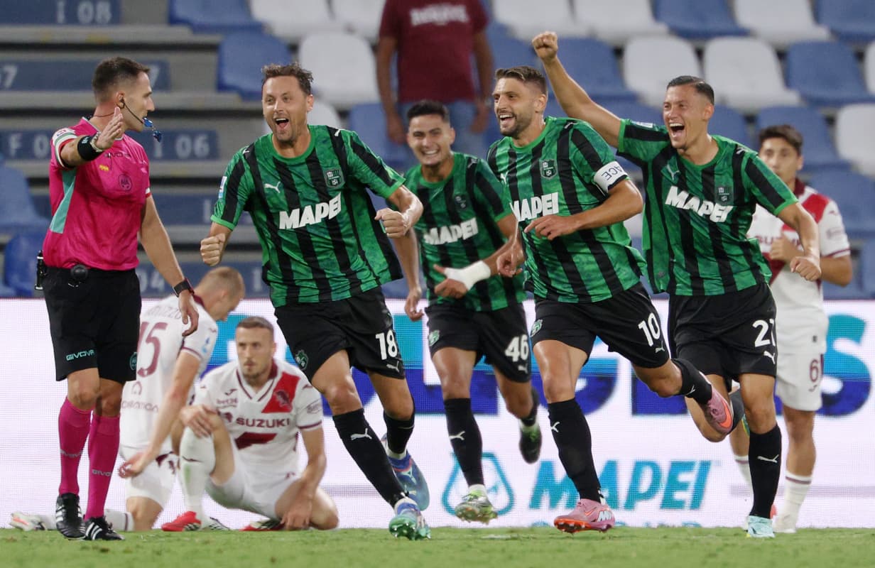 Serie A | Sassuolo 2-1 Torino: Berardi immediate impact for first success