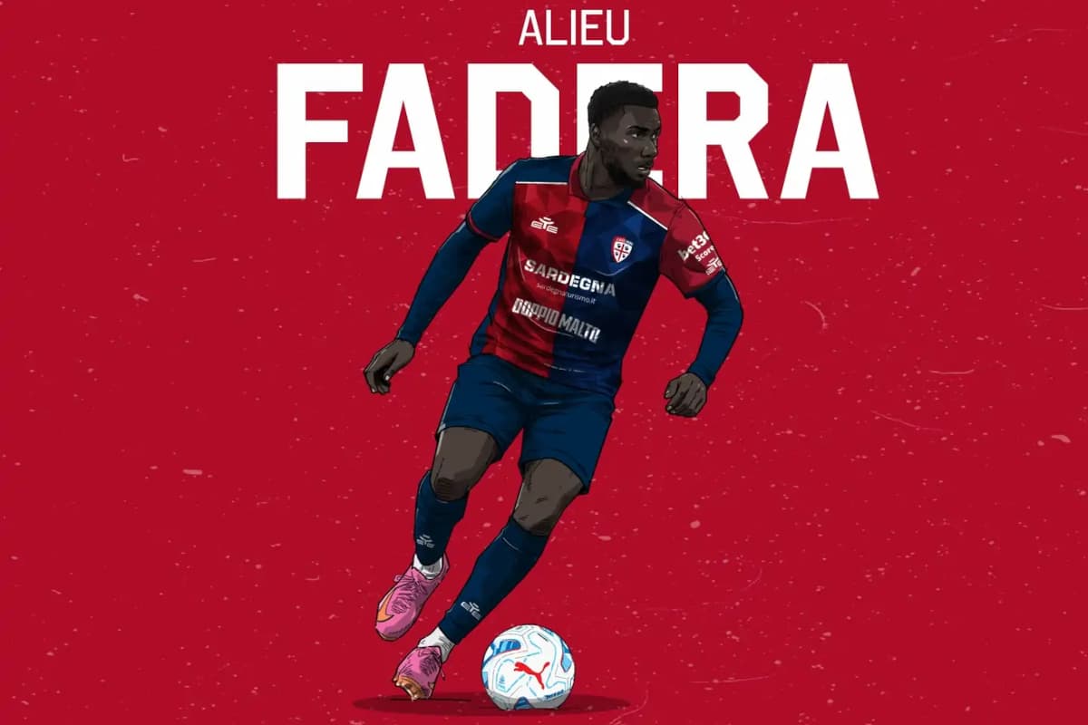 Official: Como loan Fadera to Cagliari with option to buy