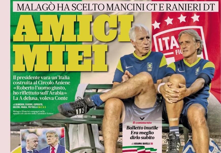 Today’s Papers – Malagò’s Italy friends, Theo Hernandez offers himself to Serie A giants