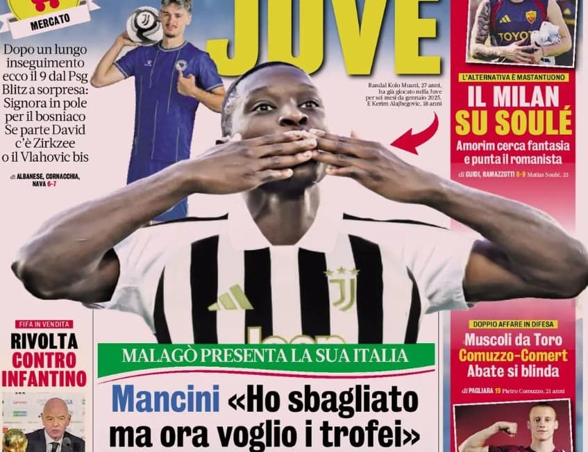Today’s Papers – Double Juventus deal, Mancini apologises