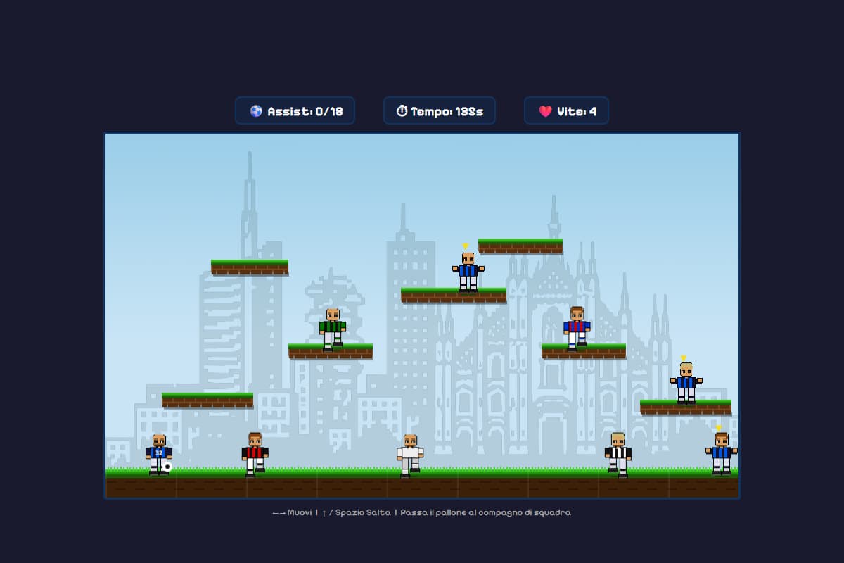 Dimarco launches free retro video game to celebrate assist record