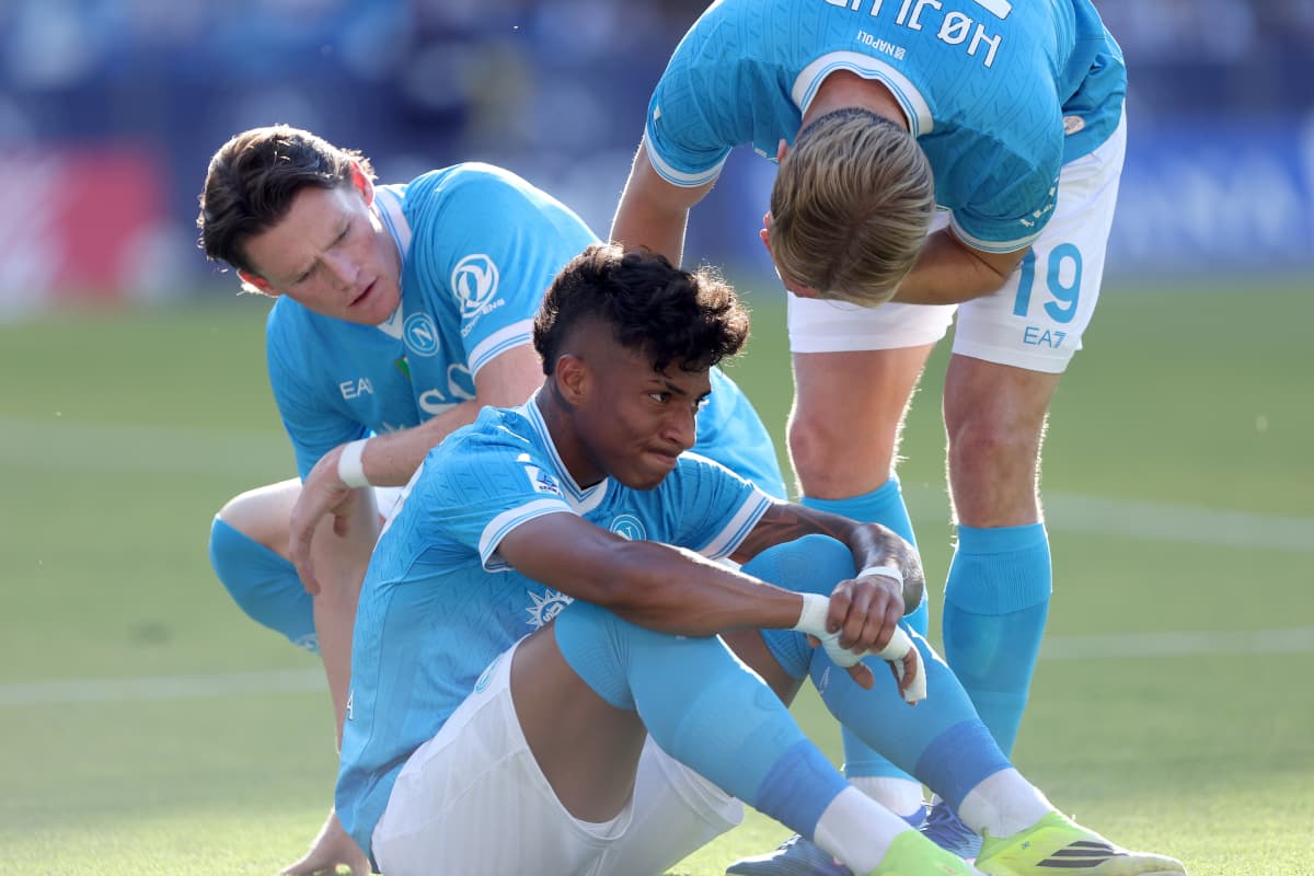 Napoli injury crisis drags on to final game with Alisson Santos and Lobotka hurt
