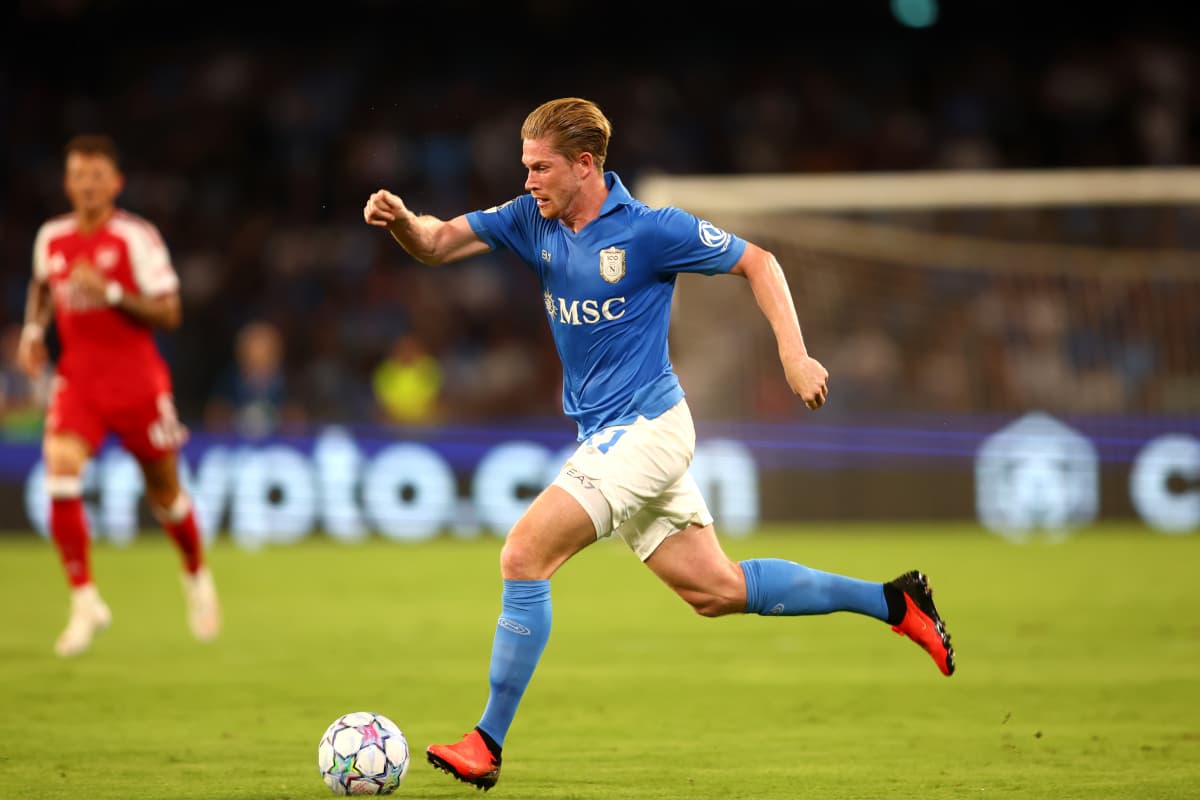 Napoli’s De Bruyne defends performances after Arsenal loss: ‘This is the real De Bruyne’