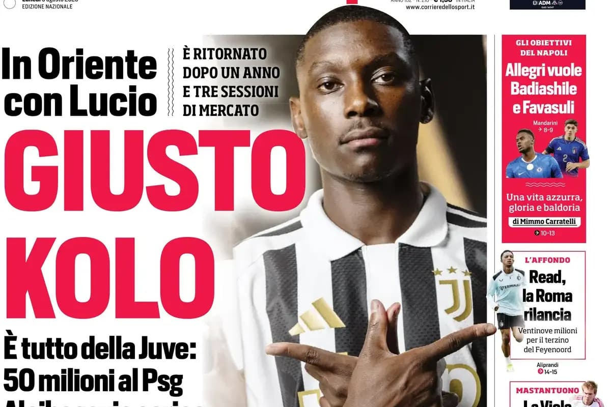 Today’s Papers: Juventus sign Kolo Muani and Alajbegovic, Esposito renewal ready
