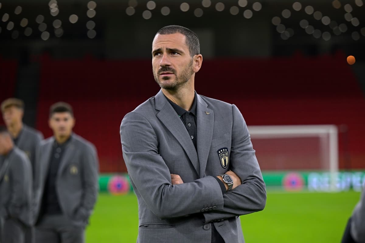 Bonucci included in Italy coaching set-up as Mancini confirms full list of staff