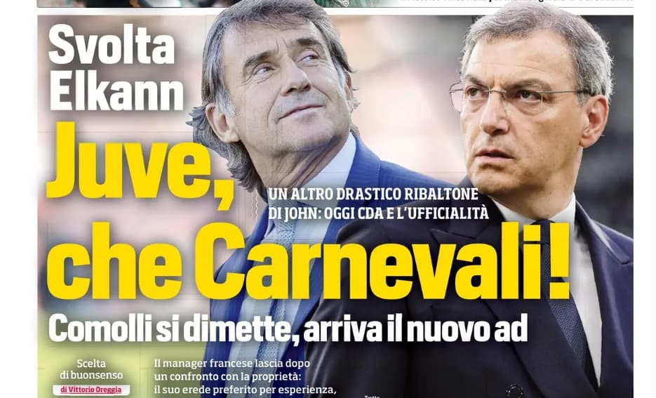 Today’s Papers – New Juventus revolution, Italy’s World Cup regret