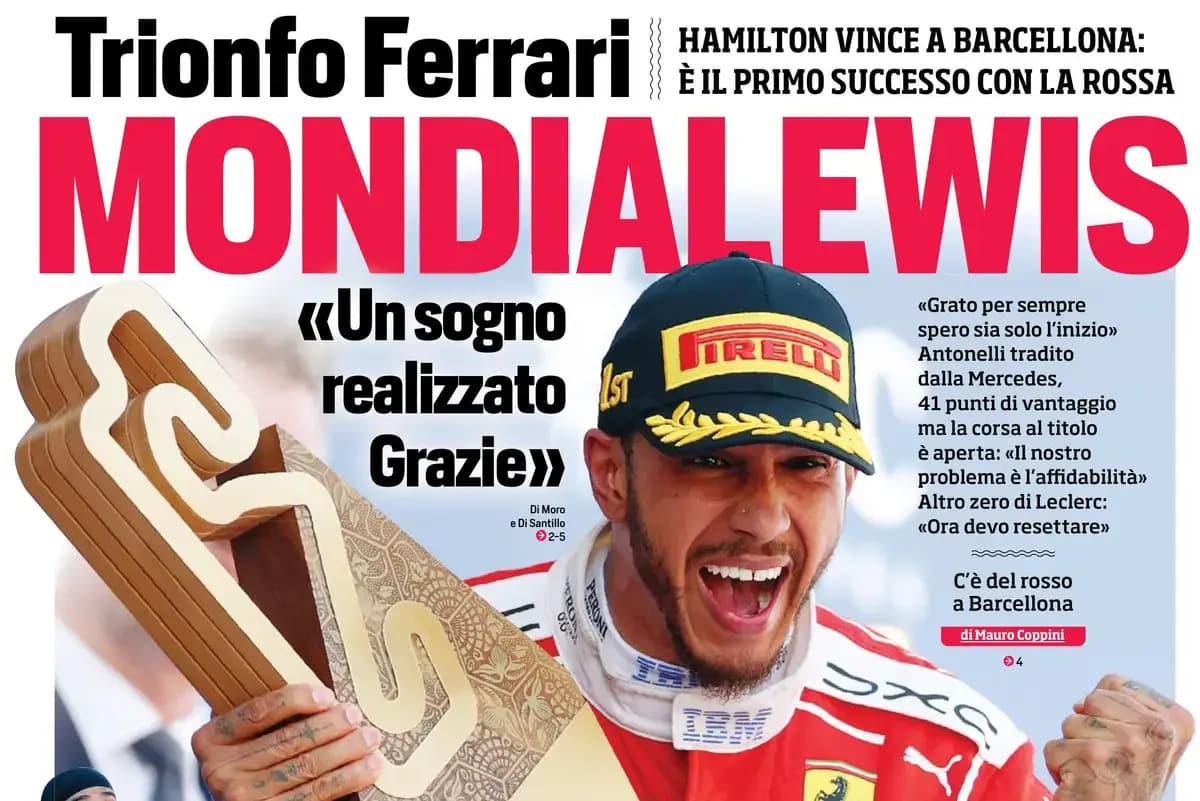 Today’s Papers: Hamilton delirium, Ancelotti storm, Juventus impressed by Diaz
