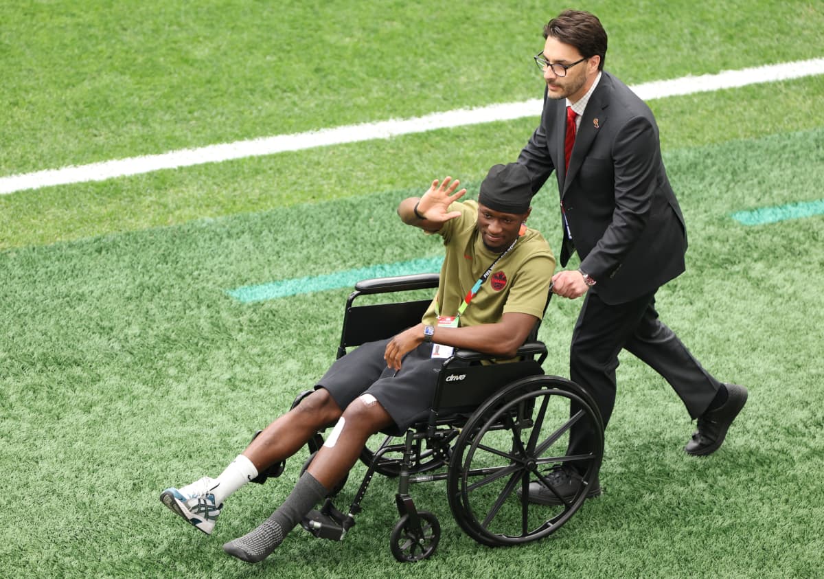 Kone salutes CANMNT fans from wheelchair after horror injury