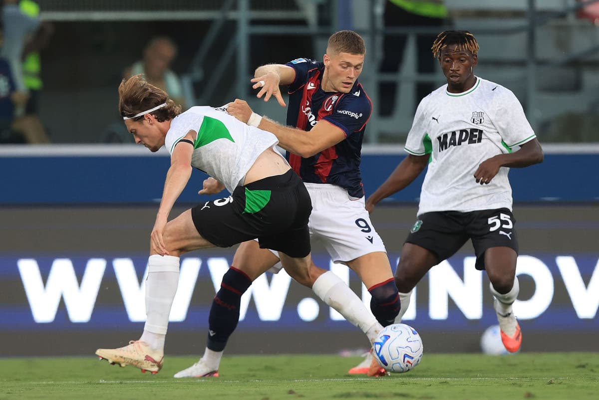 Serie A | Bologna 2-2 Sassuolo: Dovbyk scrapes first point in fiery derby