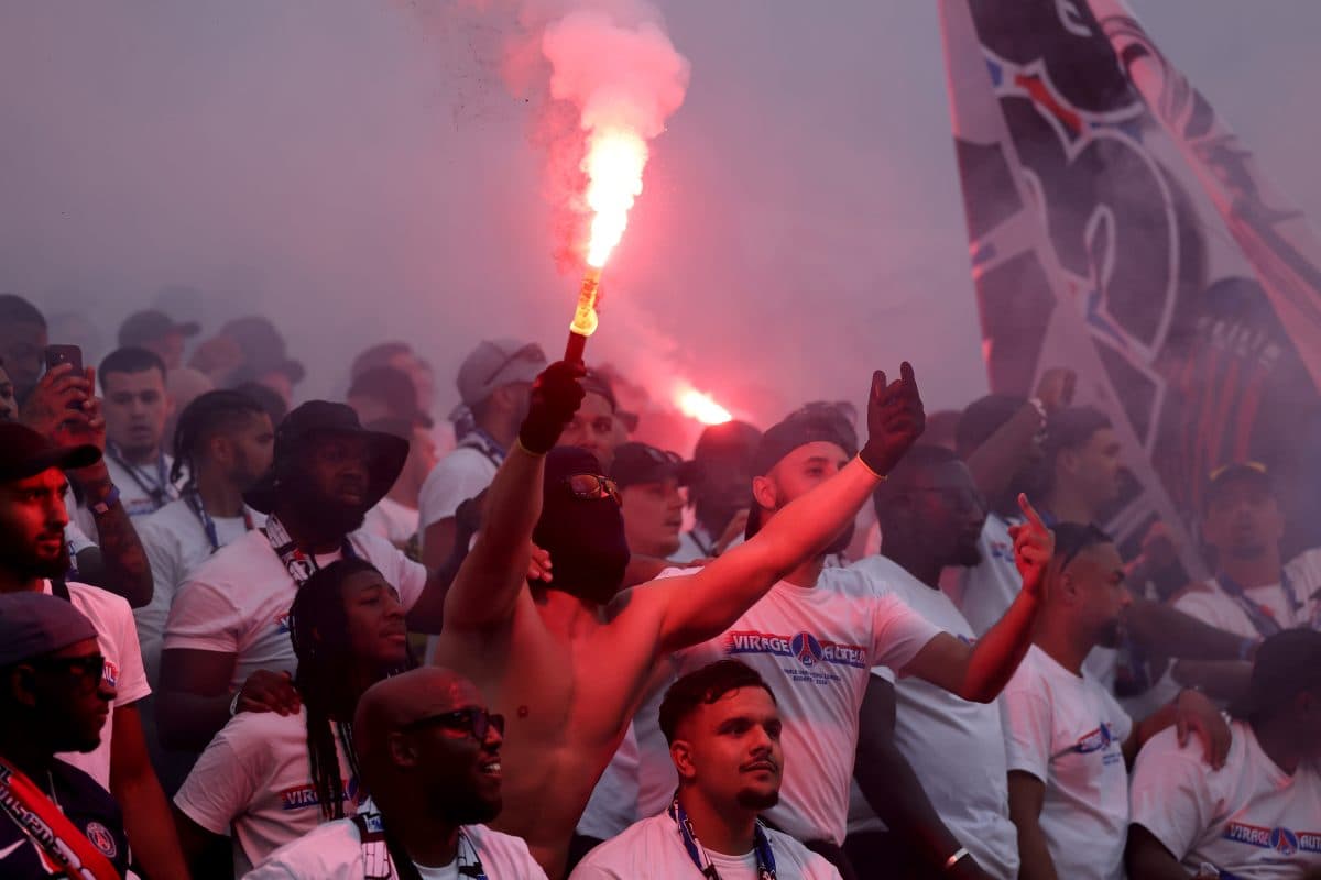 Emmanuel Macron and PSG denounce scenes of violence in Paris following Champions League win
