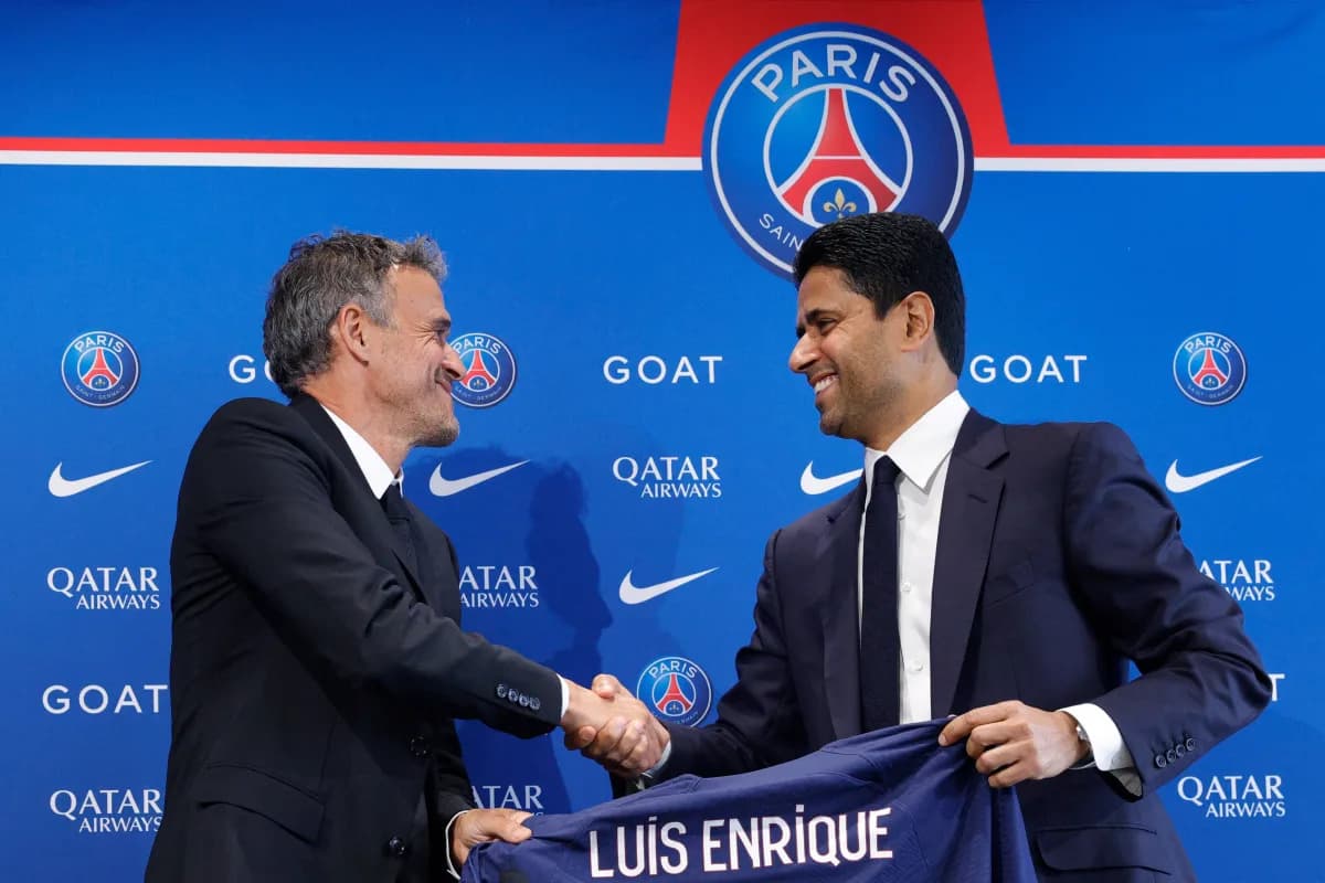 ‘What do you think that means?’ – PSG president Nasser Al-Khelaifi hints at contract extension for Luis Enrique