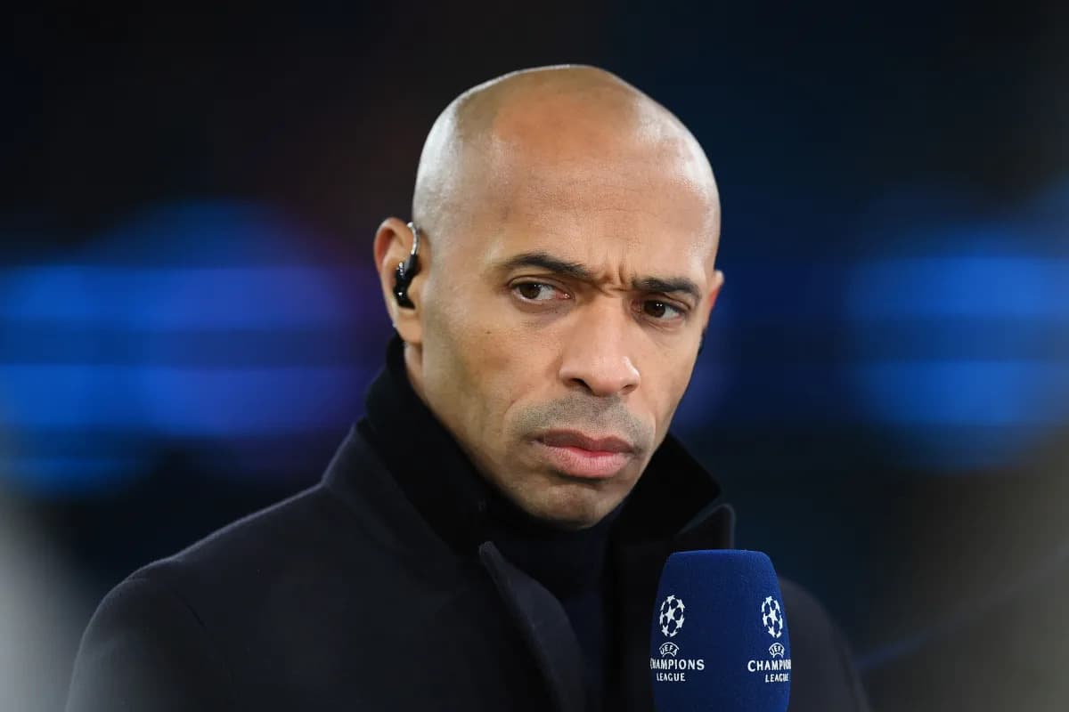 Thierry Henry and Presnel Kimpembe poised to present Champions League trophy before PSG v Arsenal final