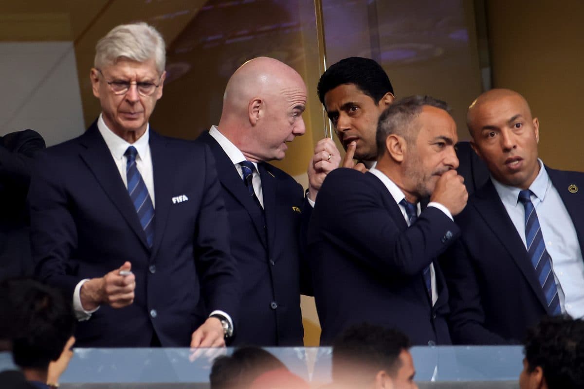 European football executives backing PSG president Nasser Al-Khelaïfi to challenge Gianni Infantino in 2027 FIFA election