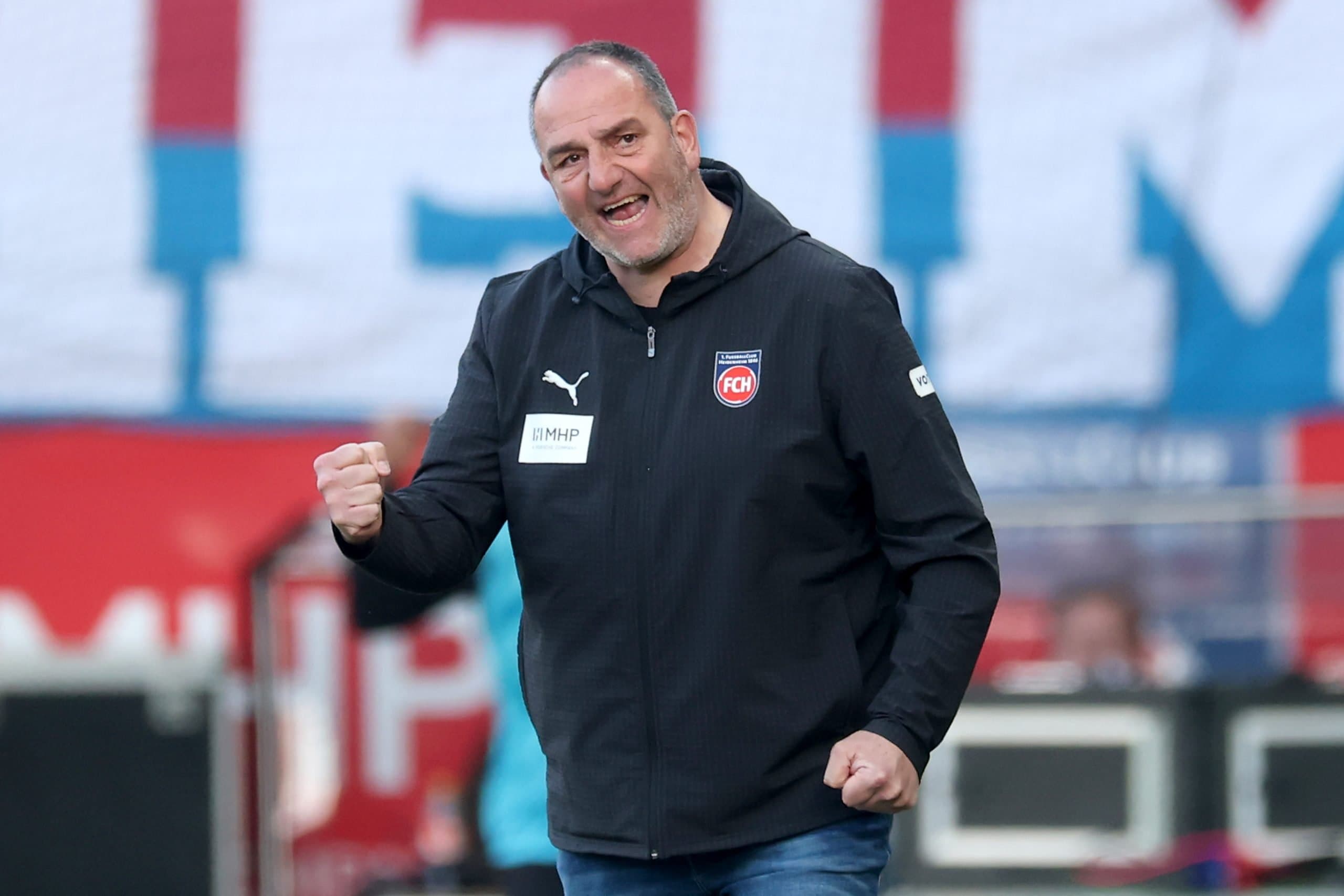 Heidenheim’s Frank Schmidt jokes about Bundesliga ‘relegation race’ arithmetic: “I can’t calculate that quickly!”